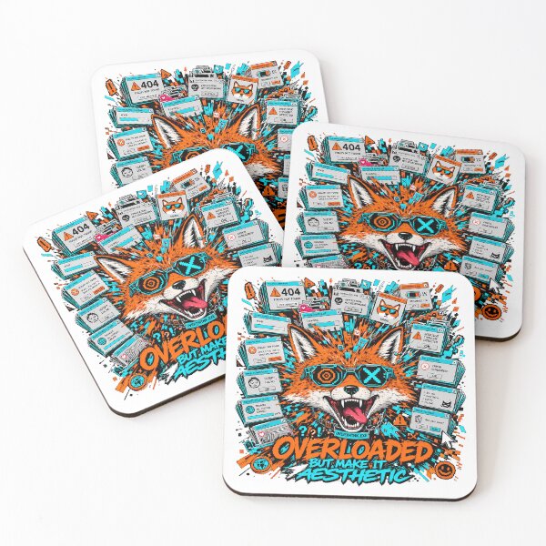 Item preview, Overloaded But Make It Aesthetic Fox Core designed and sold by chattsuede.