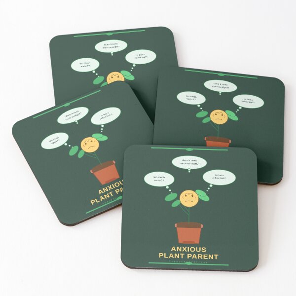 Item preview, Anxious Plant Parent – Funny Plant Lover Gift Sticker & Tee | Overwatering Worry Humor designed and sold by CraftedShip1.