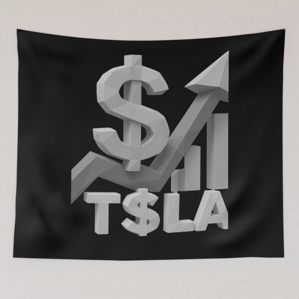 Item preview, Tesla Stock Investor EV Market Bull Run Trading Design designed and sold by TEEJAMBOREE.