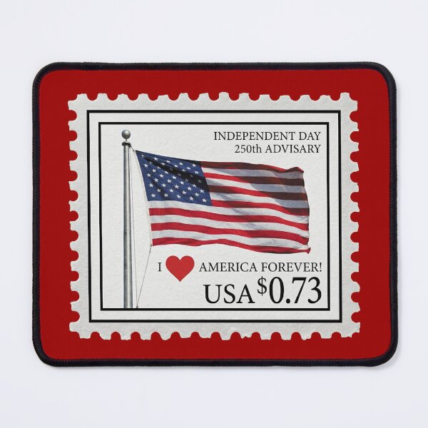 Item preview, POSTAGE STAMP Independence Day on the occasion of the 250th anniversary of the USA V3A3 designed and sold by ART-OF-ORION.