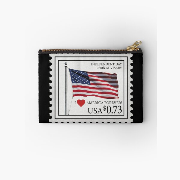 Item preview, POSTAGE STAMP Independence Day on the occasion of the 250th anniversary of the USA V3A3 designed and sold by ART-OF-ORION.