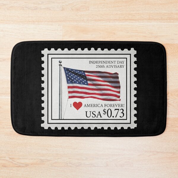 Item preview, POSTAGE STAMP Independence Day on the occasion of the 250th anniversary of the USA V3A3 designed and sold by ART-OF-ORION.