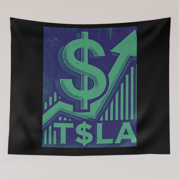 Item preview, Tesla Stock Investor EV Market Bull Run Trading Design designed and sold by TEEJAMBOREE.