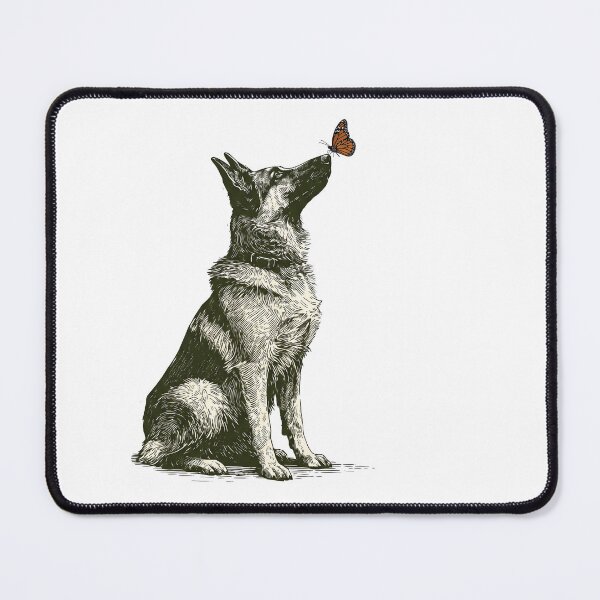 Item preview, German Shepherd Butterfly designed and sold by TeeARTHY.