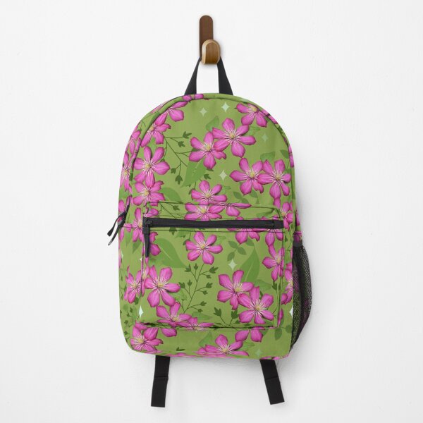 Item preview, Pink clematis designed and sold by MistyLakeArt.