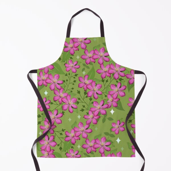 Item preview, Pink clematis designed and sold by MistyLakeArt.