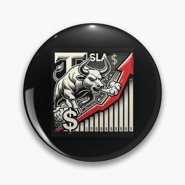 Item preview, Tesla Stock Investor EV Market Bull Run Trading Design designed and sold by TEEJAMBOREE.