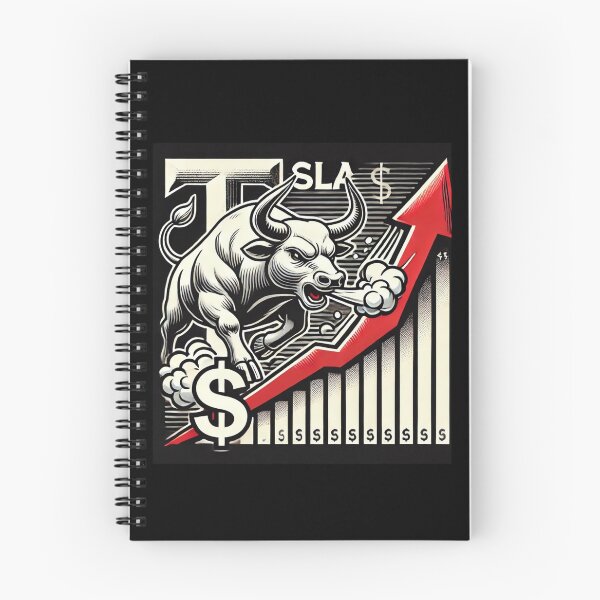 Item preview, Tesla Stock Investor EV Market Bull Run Trading Design designed and sold by TEEJAMBOREE.