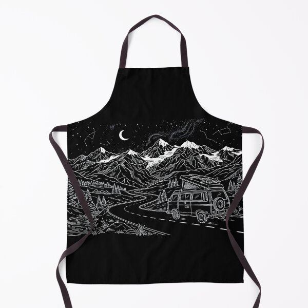 Item preview, Camper Van Mountain Journey Line Art designed and sold by Pedrojezu.