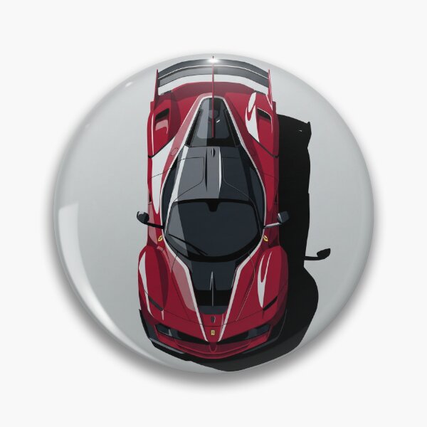 Item preview, Ferrari LaFerrari Hypercar Race Livery Top View Vector Illustration designed and sold by Motorline44.