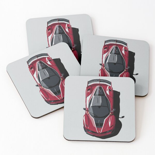 Item preview, Ferrari LaFerrari Hypercar Race Livery Top View Vector Illustration designed and sold by Motorline44.