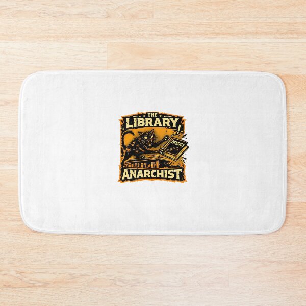 Item preview, Library Anarchist Physics Cat Rebellion designed and sold by chattsuede.