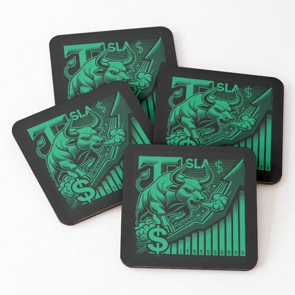 Item preview, Tesla Stock Investor EV Market Bull Run Trading Design designed and sold by TEEJAMBOREE.