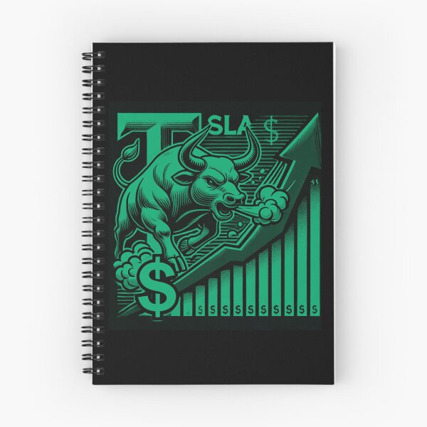 Item preview, Tesla Stock Investor EV Market Bull Run Trading Design designed and sold by TEEJAMBOREE.
