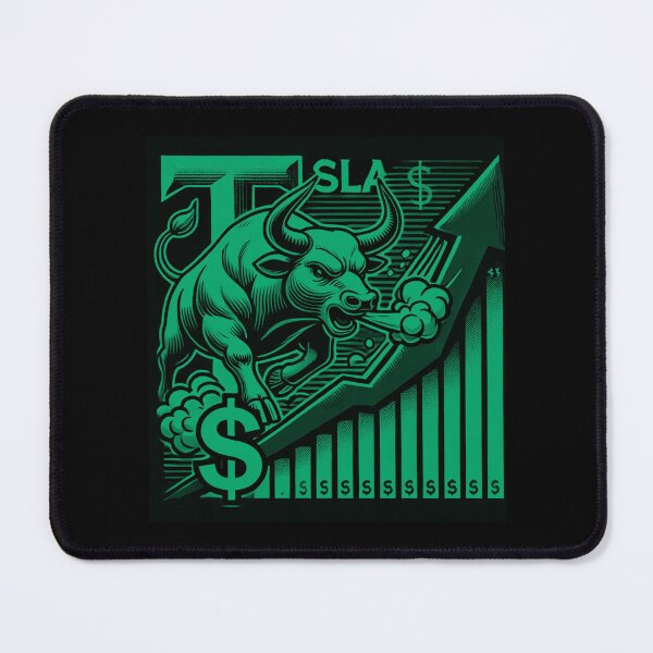 Item preview, Tesla Stock Investor EV Market Bull Run Trading Design designed and sold by TEEJAMBOREE.