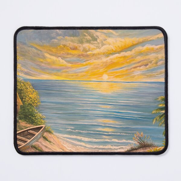 Item preview, Vibrant Sunrise on the Beach designed and sold by abaterdouk.