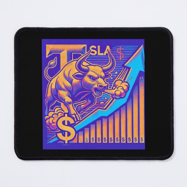 Item preview, Tesla Stock Investor EV Market Bull Run Trading Design designed and sold by TEEJAMBOREE.