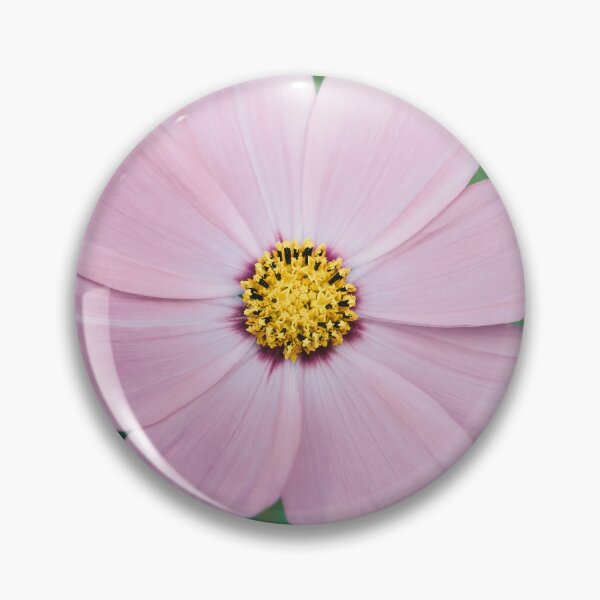 Item preview, Pink cosmos flower on green blurred background designed and sold by TanalyFlowers.