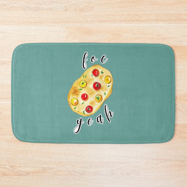 Item preview, Foc Yeah Funny Tomato Focaccia Bread designed and sold by glowvim.