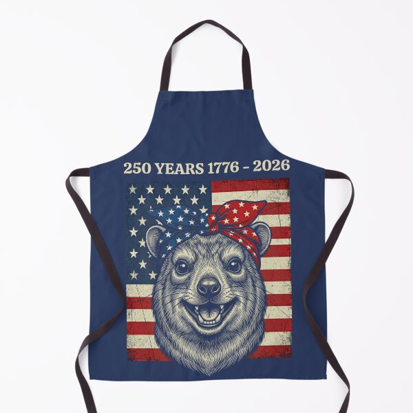 Item preview, 250 Years 1776-2026 American Flag Rock Hyrax Patriot designed and sold by d247.