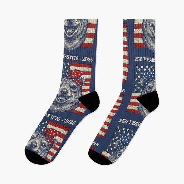 Item preview, 250 Years 1776-2026 American Flag Rock Hyrax Patriot designed and sold by d247.