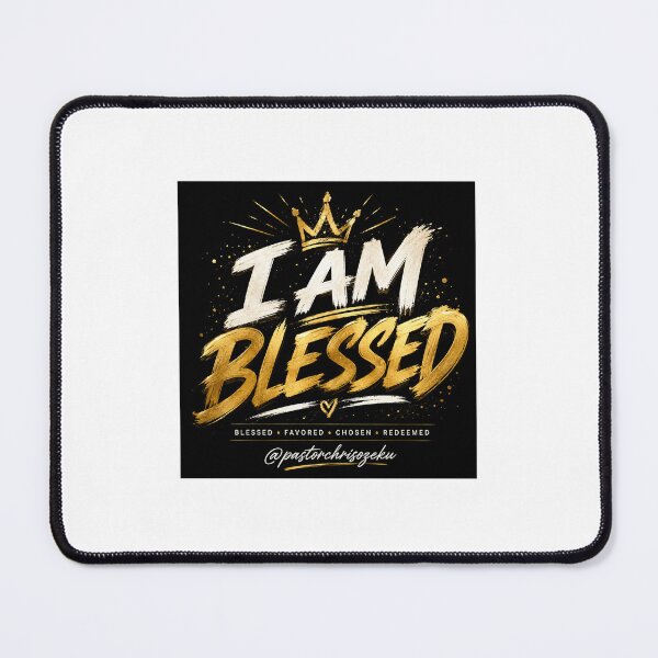 Item preview, I Am Blessed Gold Crown Design designed and sold by Pastorchrisozeku.