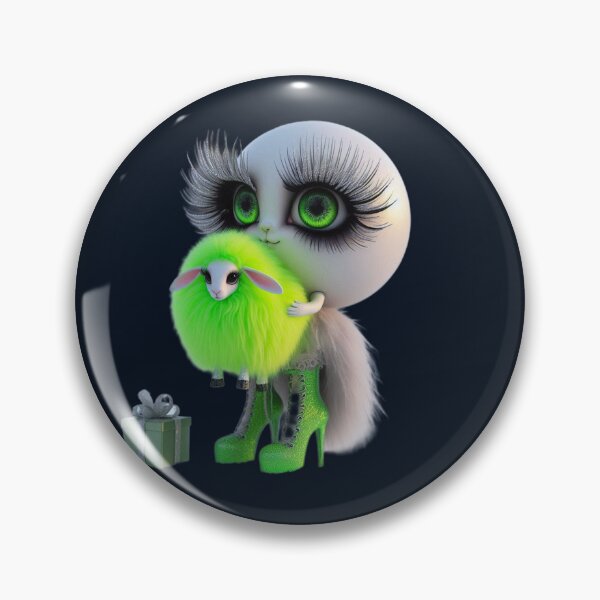 Item preview, Neon Green Is The New Christmas Red - Cute Pastel Goth designed and sold by LujziWorld.