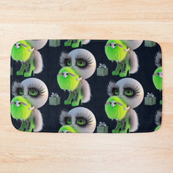 Item preview, Neon Green Is The New Christmas Red - Cute Pastel Goth designed and sold by LujziWorld.