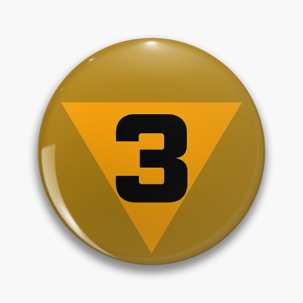 Item preview, Fire Symbol 3 – Orange Safety Triangle Emblem designed and sold by BB Design Garage.
