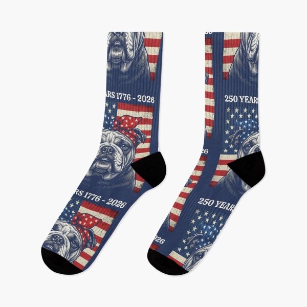 Item preview, 250 Years 1776-2026 Patriotic Bulldog USA Flag designed and sold by d247.