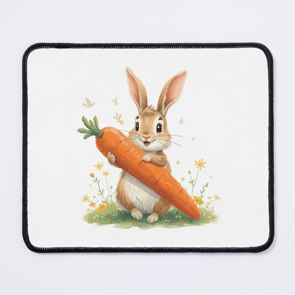 Item preview, Whimsical Bunny and the Giant Carrot designed and sold by KrisGraphic45.