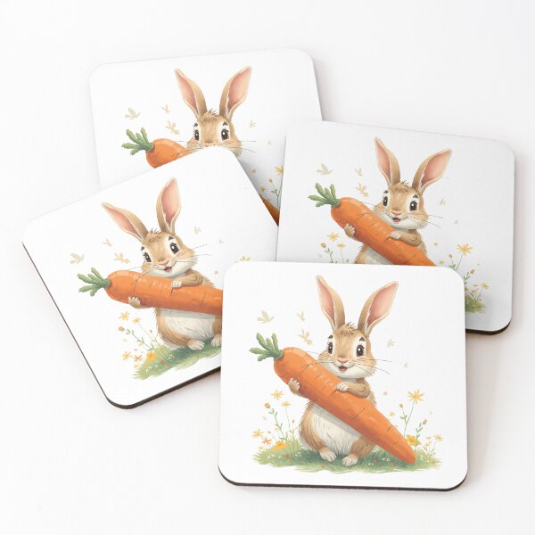 Item preview, Whimsical Bunny and the Giant Carrot designed and sold by KrisGraphic45.