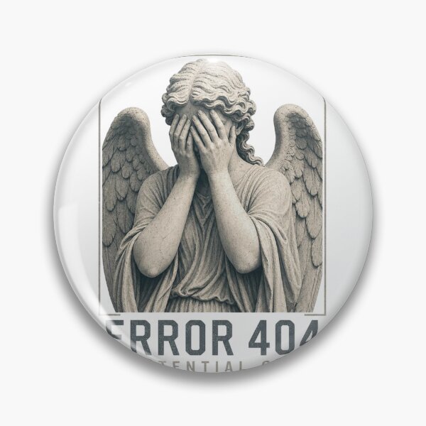 Item preview, Neoclassical Marble Statue Error 404 Aesthetic Tee designed and sold by mo-carnival.