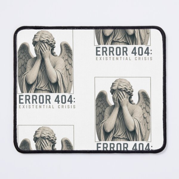 Item preview, Neoclassical Marble Statue Error 404 Aesthetic Tee designed and sold by mo-carnival.