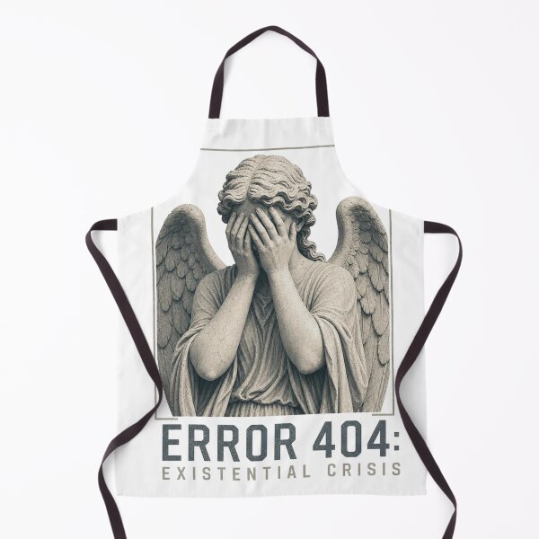 Item preview, Neoclassical Marble Statue Error 404 Aesthetic Tee designed and sold by mo-carnival.
