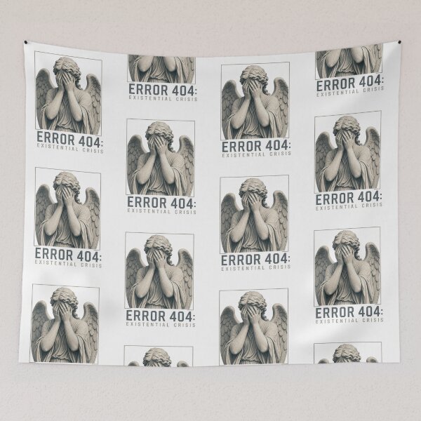 Item preview, Neoclassical Marble Statue Error 404 Aesthetic Tee designed and sold by mo-carnival.