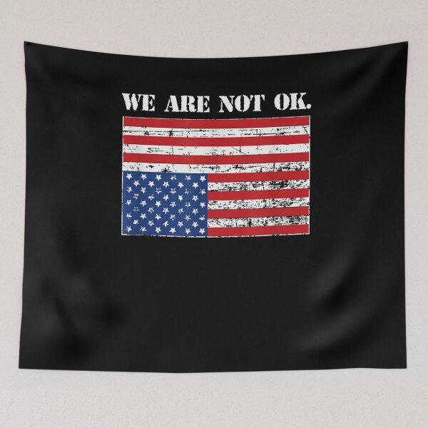 Item preview, Upside Down USA Flag in Distress designed and sold by tyhimllc.