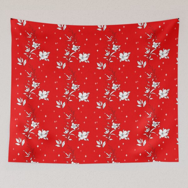 Item preview, Red botanical designed and sold by MistyLakeArt.