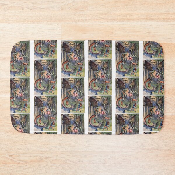 Item preview, Jabberwocky Monster Knight Battle Vintage Book designed and sold by TeeARTHY.