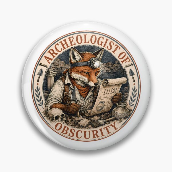 Item preview, Archeologist Of Obscurity Fox Searching For Ancient Knowledge designed and sold by chattsuede.