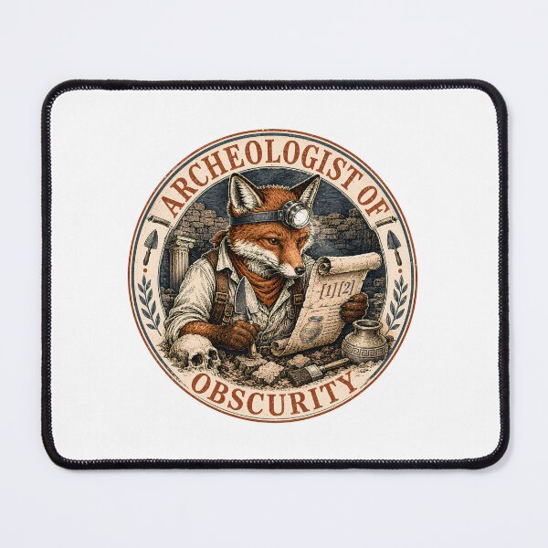 Item preview, Archeologist Of Obscurity Fox Searching For Ancient Knowledge designed and sold by chattsuede.