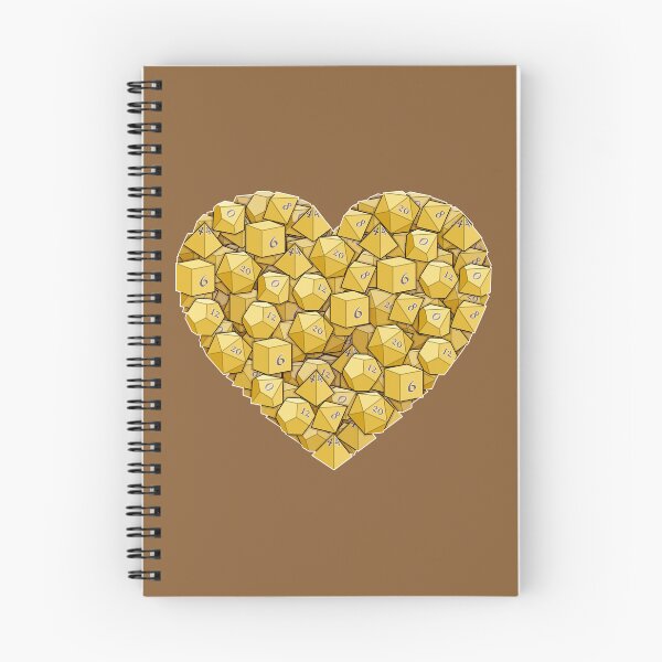 Item preview, Dice Heart - Yellow  designed and sold by -Solarly-.
