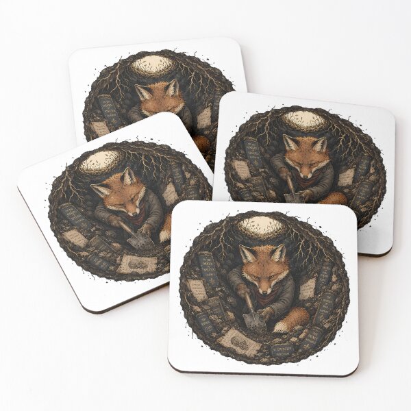 Item preview, Veritas Abscondita Est Fox Scholar Of Hidden Truths designed and sold by chattsuede.