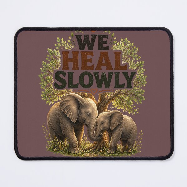 Item preview, We Heal Slowly, Emotional Romantic Healing Aesthetic Design designed and sold by JagrDesigns.