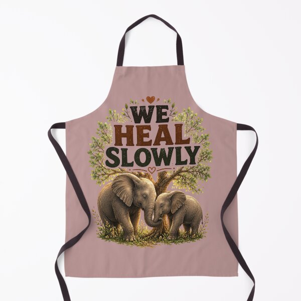 Item preview, We Heal Slowly, Emotional Romantic Healing Aesthetic Design designed and sold by JagrDesigns.