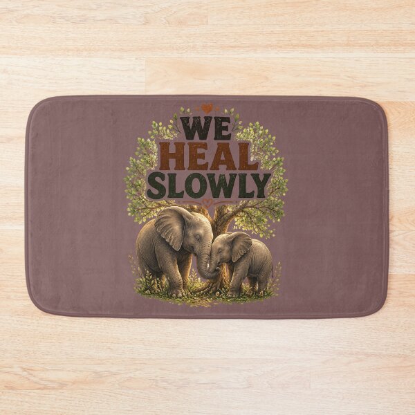 Item preview, We Heal Slowly, Emotional Romantic Healing Aesthetic Design designed and sold by JagrDesigns.