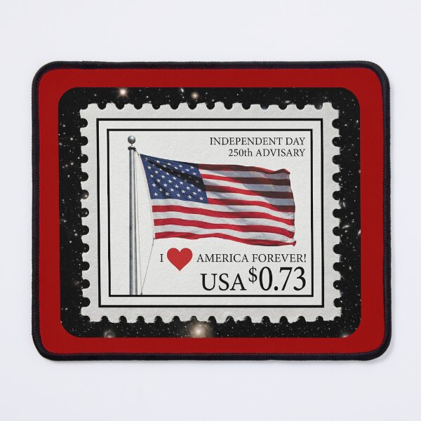 Item preview, POSTAGE STAMP Independence Day on the occasion of the 250th anniversary of the USA V3A4 designed and sold by ART-OF-ORION.