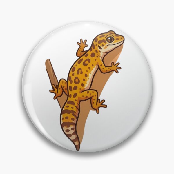 Item preview, Cute Leopard Gecko Reptile Cottagecore Art designed and sold by HoneyBreezeCo.