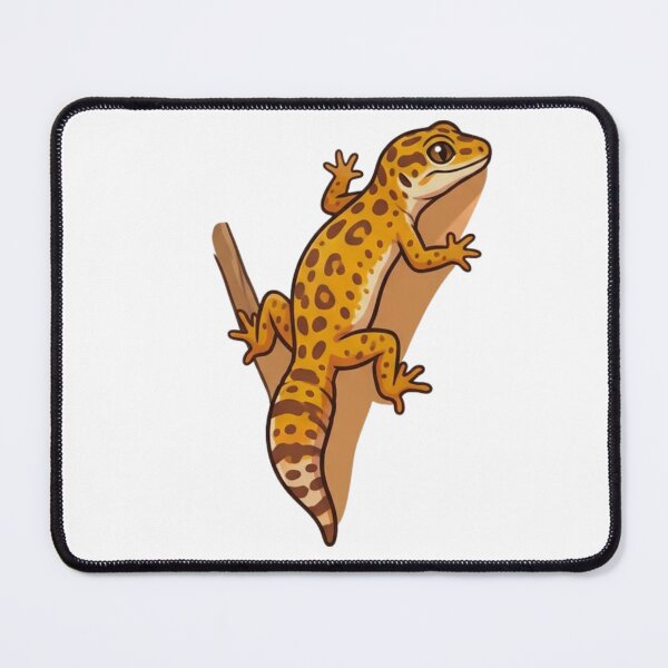 Item preview, Cute Leopard Gecko Reptile Cottagecore Art designed and sold by HoneyBreezeCo.