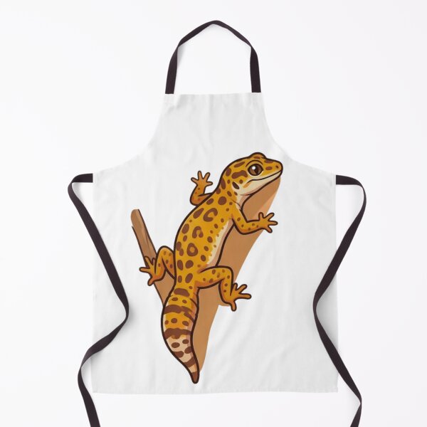 Item preview, Cute Leopard Gecko Reptile Cottagecore Art designed and sold by HoneyBreezeCo.